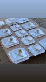 6 Kişilik Yemek Takımı / 24 Parça Gold Yaldızlı
