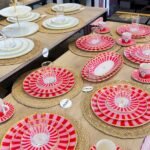 24 Parça Pink Candy Kahvaltı ve Pasta Takımı