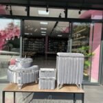 Çizgili 2 li Gelin Çeyiz Sandığı ve 3 lü Çamaşır Sepeti Seti- - - Çizgili gri