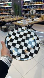 6 Parça Gold Dama Pasta Takımı - Görsel 2