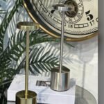 DAİRE ŞARJLI MASA LAMBASI **GÜMÜŞ