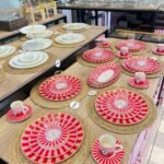 28 Parça Pink Candy Kahvaltı Servis Sunum Setleri(KURABİYE ve 3 LÜ KAYIK DAHİL)