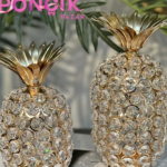 2`Lİ GOLD DEKOR ANANAS
