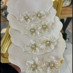 6'lı işlemeli sunum peçetesi