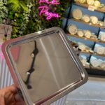 6 Adet Sunum Tepsi Gümüş