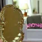 1 adet Bulut Desen Tepsi Gold Renk