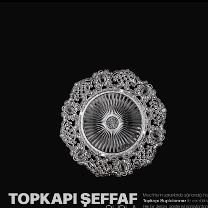 6 ADET TOPKAPI ŞEFFAF MODEL SUPLA