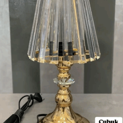 METAL AYAKLI GOLD ABAJUR