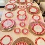 30 Parça Pink Candy Çay Pasta Servis Takımı KURABİYE HARİÇTİR (KURABİYELİK HARİÇ - 3 LÜ KAYIK HARİÇ)