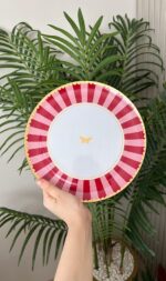 34 Parça Pink Candy Kahvaltı Pasta ve Servis Takımı ( 3 LÜ KAYIK TABAK - KURABİYELİK - KAŞIK DAHİL- HERŞEY DAHİL) - Görsel 9