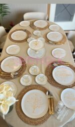 18 Parça Hayat Ağacı Çay Pasta Takımı - Görsel 3