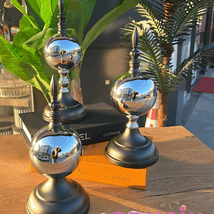 3`LÜ DEKOR GÜMÜŞ KÜRE