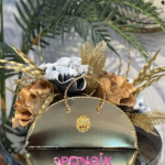 ÇANTA MODEL GOLD YAPAY ÇİÇEK