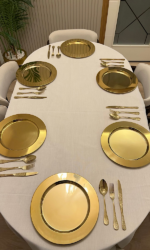 6 ADET PASLANMAZ ÇELİK GOLD SUPLA