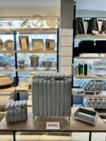 Çizgili Model Çamaşır Sepeti -- GRİ - Görsel 3