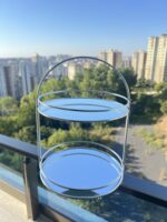 2 KATLI GÜMÜŞ ORGANİZER MONİCA - Görsel 2