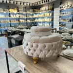 Kapitone Capchino D Model Gelin Çeyiz Sandığı