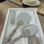 Ponçik Hürrem Ayna Seti - Gri Ağaç