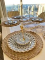 34 Parça Mücevher Kahvaltı Servis Sunum Seti