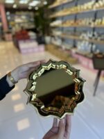 6 Adet Gold Yıldız Tepsi