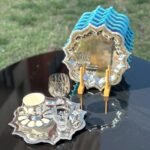 6 Adet Gümüş Yıldız Tepsi **