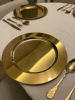 6 ADET PASLANMAZ ÇELİK GOLD SUPLA - Görsel 2