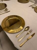 6 ADET PASLANMAZ ÇELİK GOLD SUPLA - Görsel 3