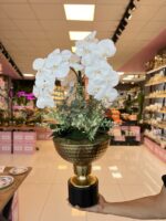 Dövme Vazo ve Orkide