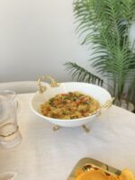 2`Lİ GOLD KUPLU AYAKLI SALATA KASESİ GOLD ** - Görsel 2