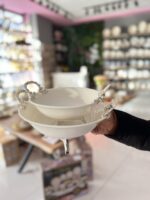 2`Lİ AYAKLI SALATA KASESİ GÜMÜŞ ** - Görsel 2