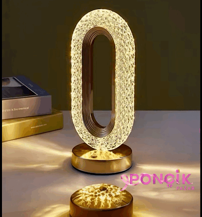 KRİSTAL MODEL ŞARJLI MASA LAMBASI