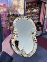 6 adet Bulut Desen Tepsi Gold Renk