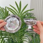 England Luxury Ayaklı Tavus Kuşu Fincan Seti Model 2 KİŞİLİK