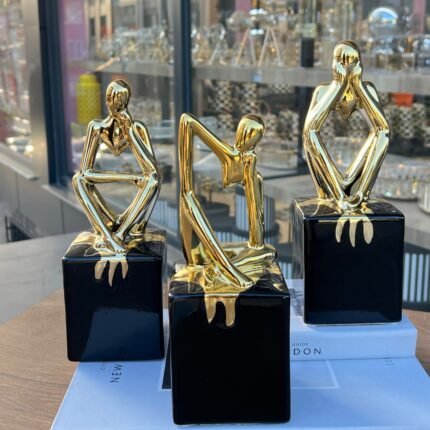 3’Lü Soyut Düşünen Adam * Gold