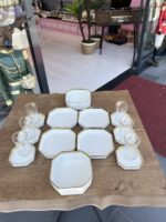 12 PARÇA PORSELEN YALDIZLI KAHVALTI TAKIMI