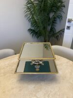 2’Li Zamak Ayaklı KARE Aynalı Sunumluk - Görsel 3