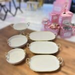 6 Parça Büyük Servis Seti Gold