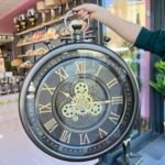 Dekoratif Çarklı Duvar Saati 76x60cm 
Kod2058