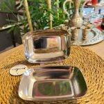 1 Adet Çelik İkram Tabağı