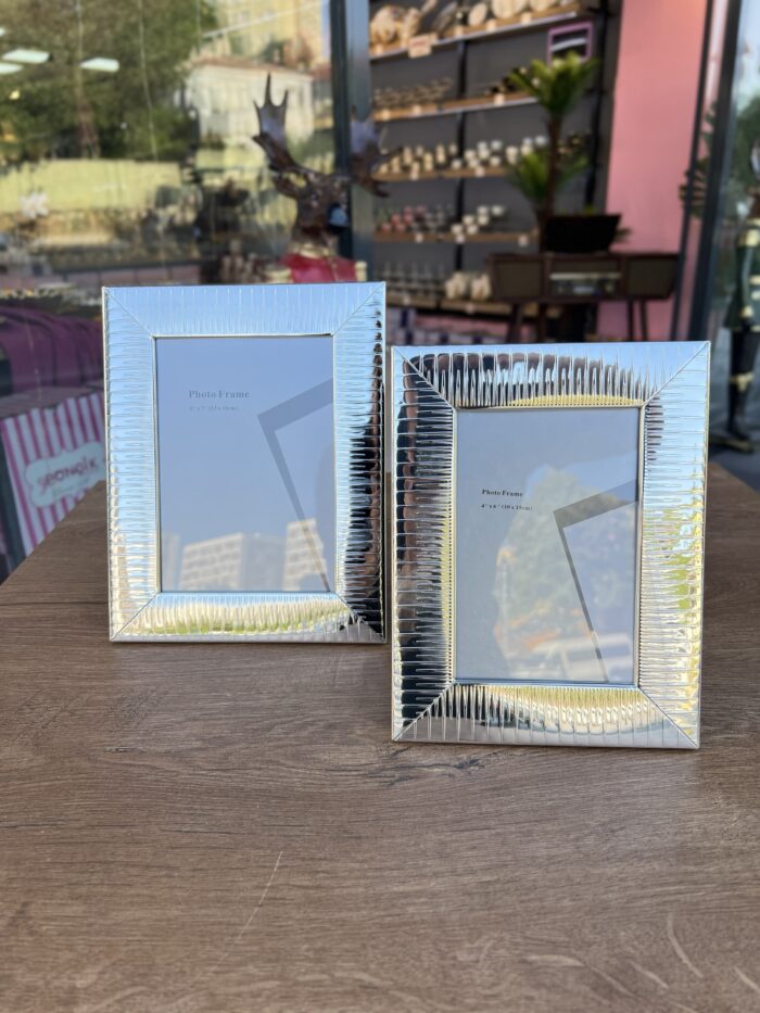 2’Li Gümüş Fotoğraf Çerçevesi - Görsel 3