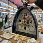 Dekoratif Çarklı Masa Saati