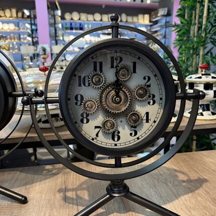 Dekoratif Çarklı Masa Saati