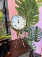 Dekoratif Tripot Saat Eskitme Model