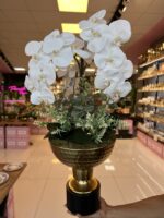 Dövme Vazo ve Orkide