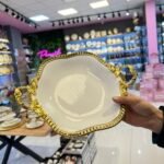 30 cm  Oval Dalgalı Sofra Sunumluk