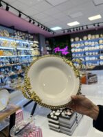 30 cm Yuvarlak  Dalgalı Sofra Sunumluk - Görsel 4