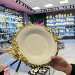 30 cm Yuvarlak  Dalgalı Sofra Sunumluk