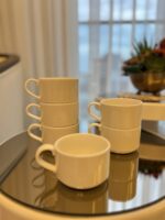 6 Adet Porselen Nescafe & Çay Fincanı - Görsel 2