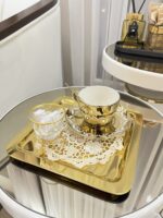 18 Parça Porselen Ultra Gold Nescafe Fincanı - Görsel 6