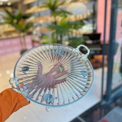 Yuvarlak Sunumluk Gümüş